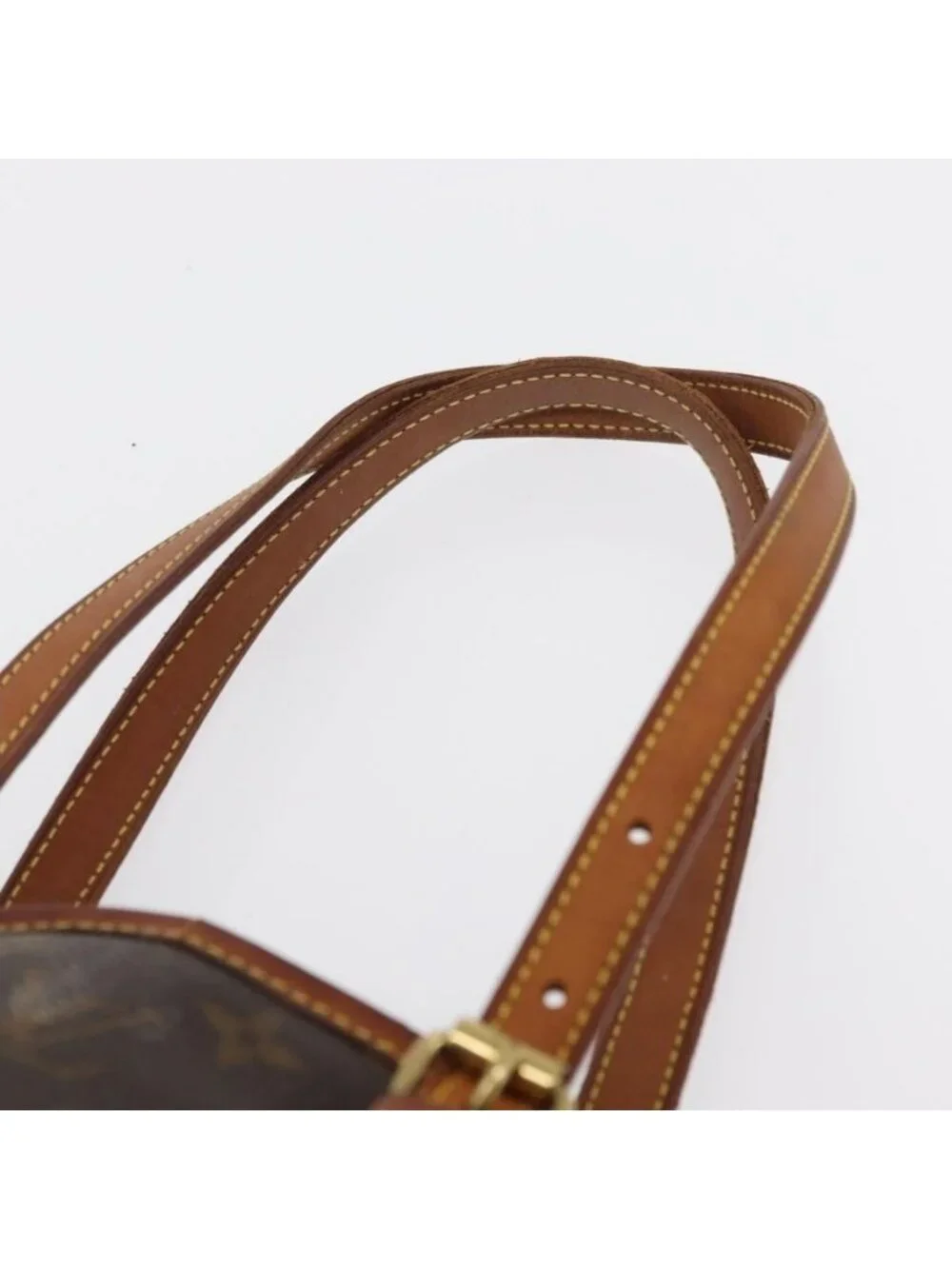 Authentic LOUIS VUITTON Monogram Bucket PM Shoulder Bag M42238 LV